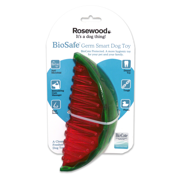 Biosafe Germ Smart Dog Toy - Watermelon