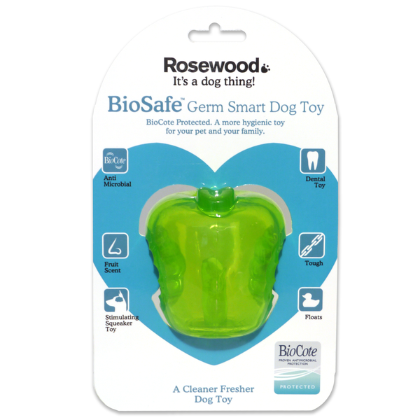 Biosafe Germ Smart Dog Toy - Apple