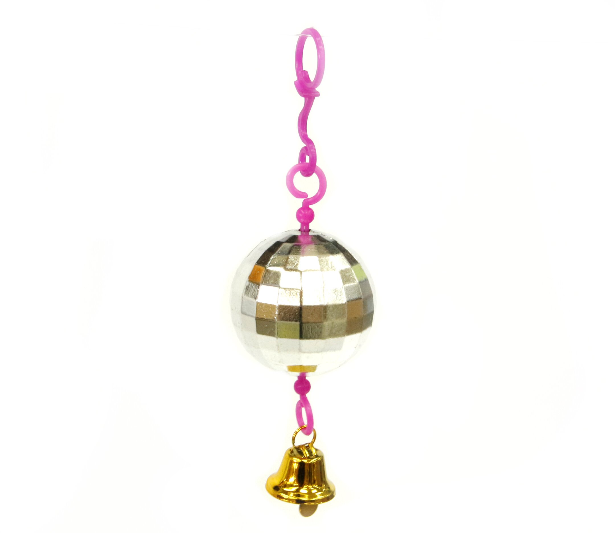 disco ball bird toy