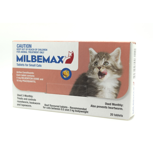 Milbemax Single Worm Tablet for Small Cats 0.5-2kg