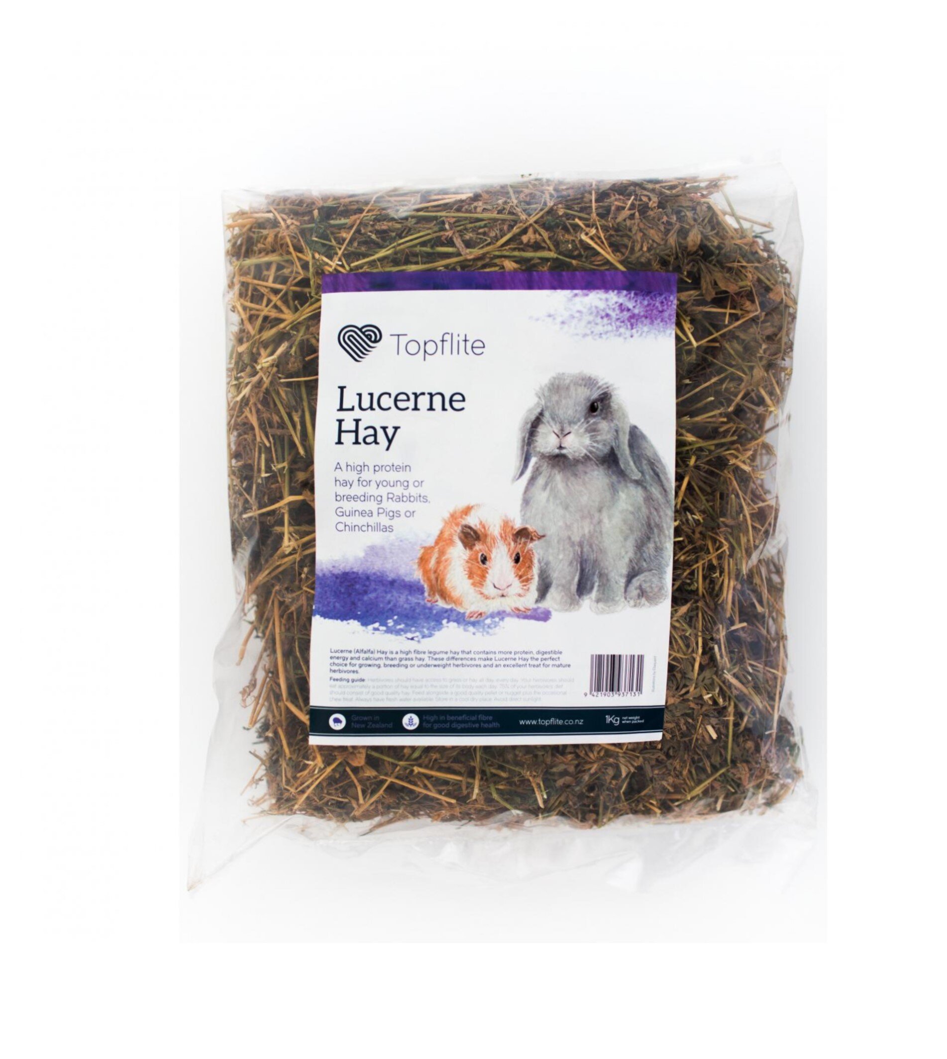 Lucerne Hay 1.5kg Small Pets Food Treats Rabbit Pet Shop Auckland Pet.kiwi Topflite