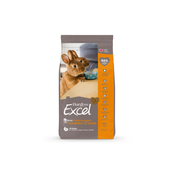 Burgess Excel Indoor Rabbit Nuggets 1.5kg