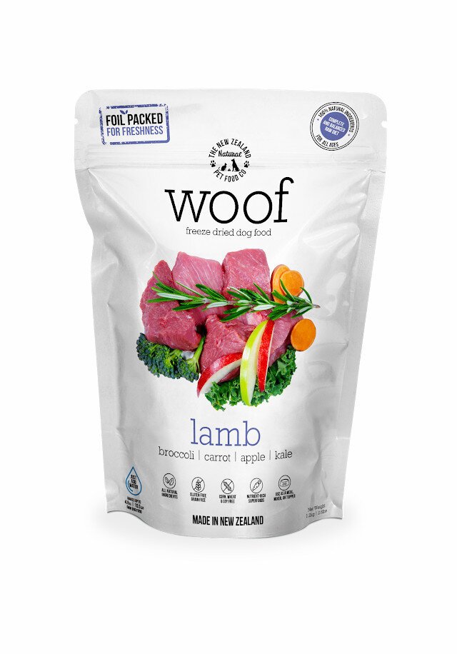 Woof Lamb Freeze Dried Dog Food - Dog-Food-Dry Food : Pet Shop Auckland ...