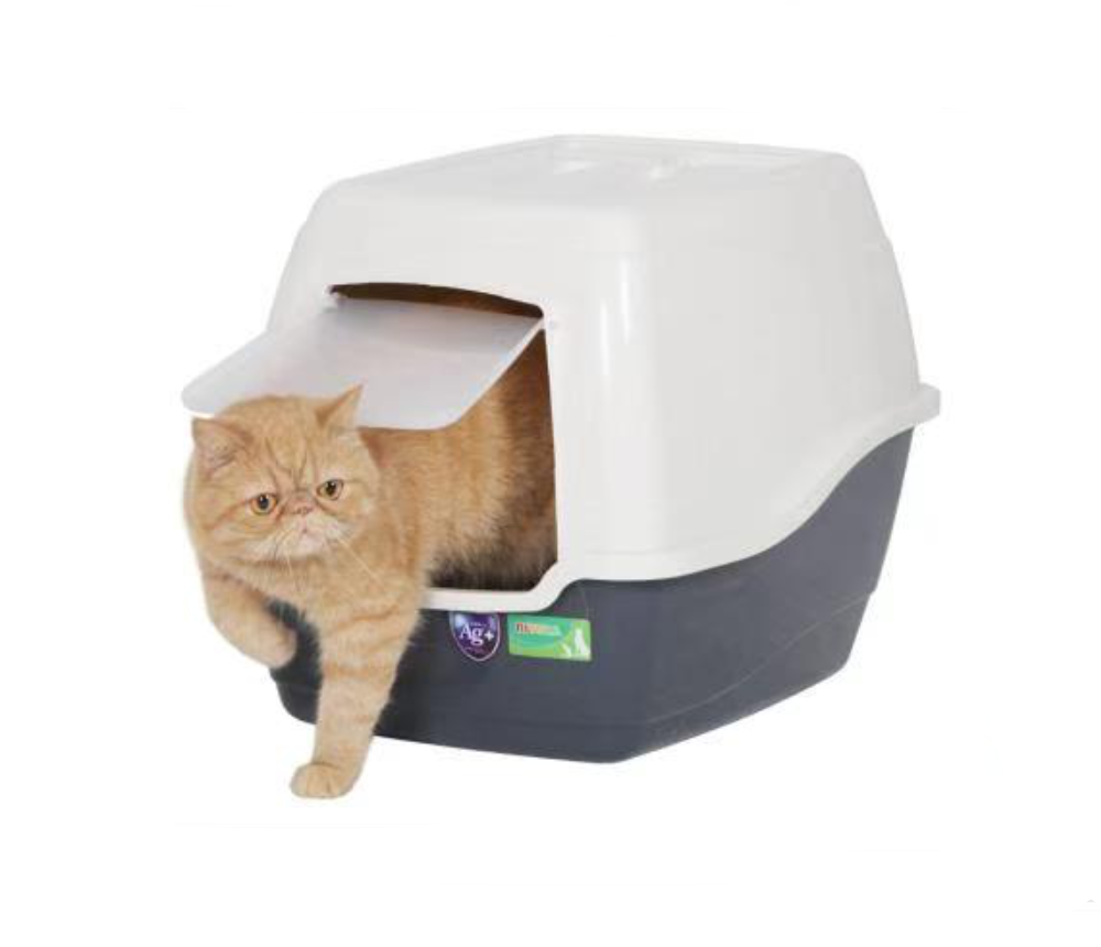 Deluxe Enclosed Litter Tray - Cat-cleaning & Toileting -litter Trays 