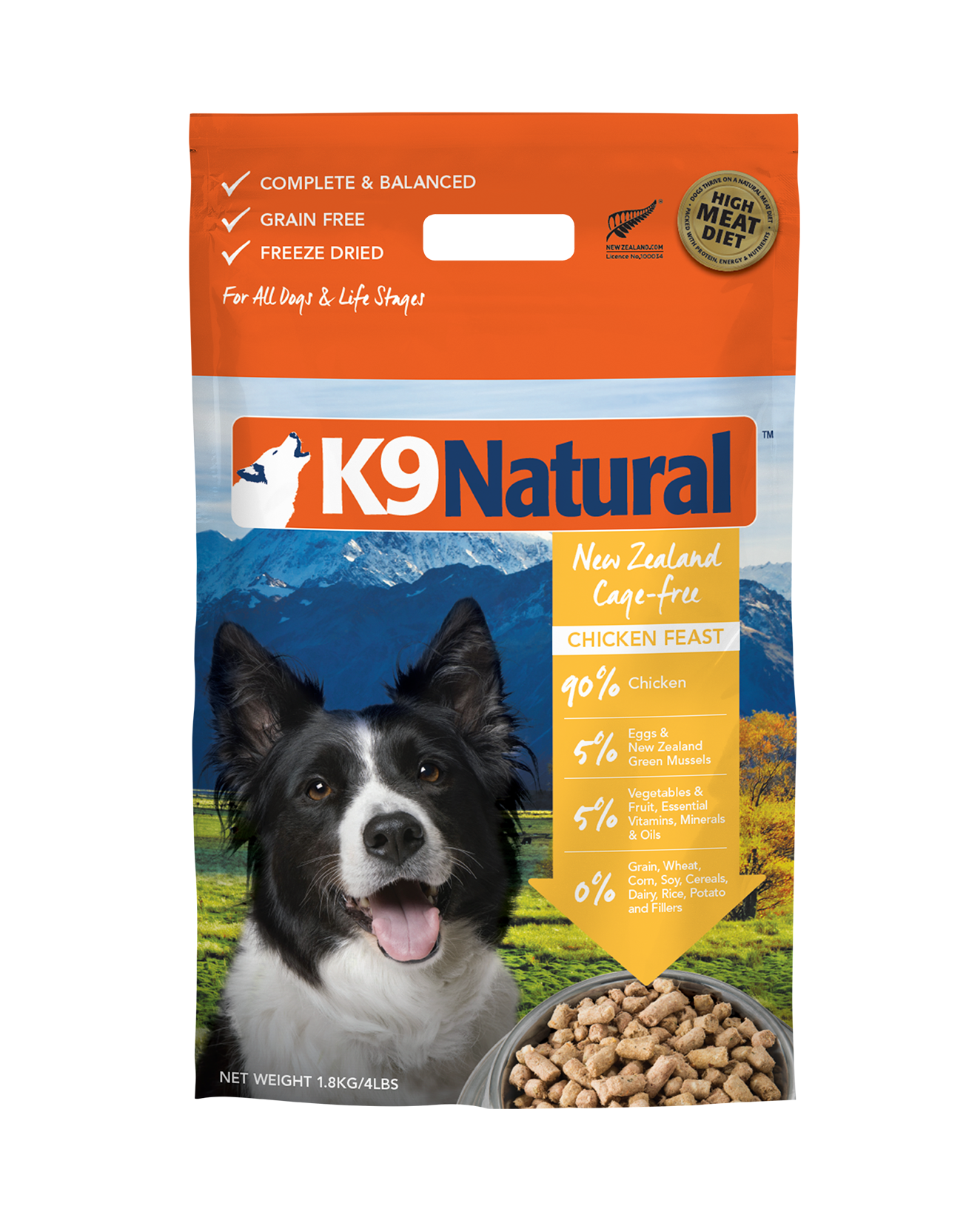 Natural life chicken & potato dry dog outlet food