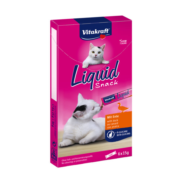 Liquid Snack Duck & Beta-Glucans Cat Treat