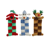 Loofa Xmas Squeaker Mat 30cm Assorted - Single