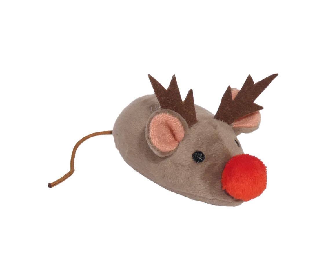 reindeer cat plush