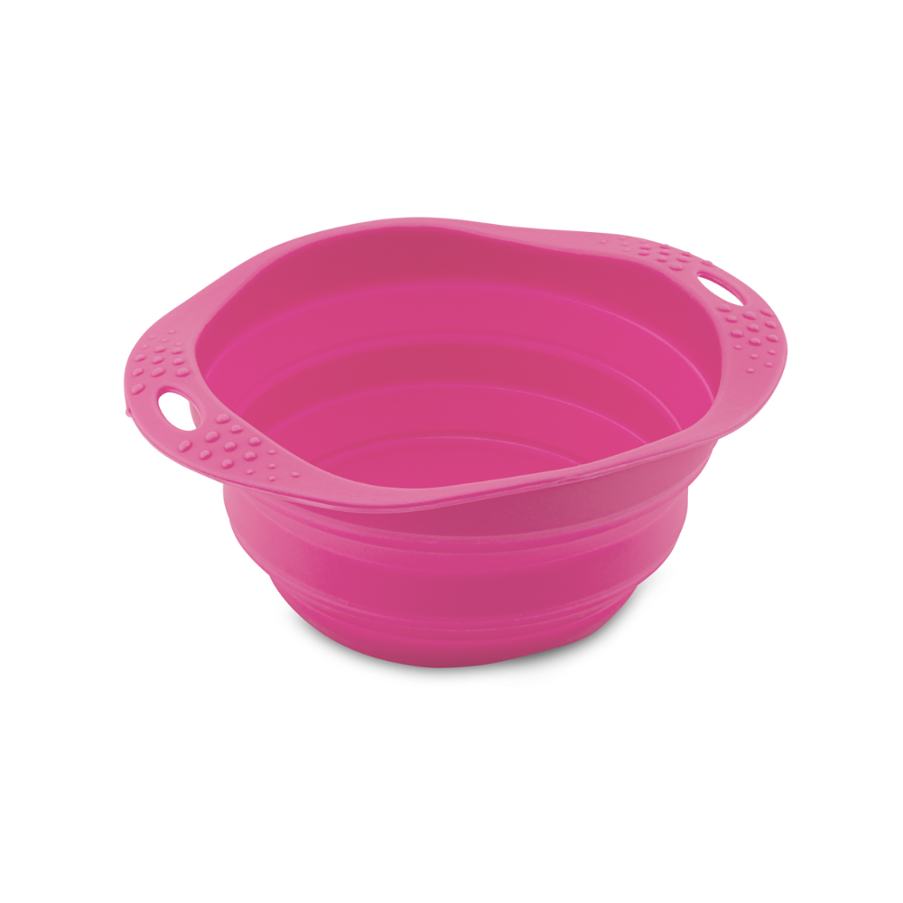 Beco Collapsible Travel Bowl Pink - Dog-Bowls & Fountains-Bowls : Pet ...