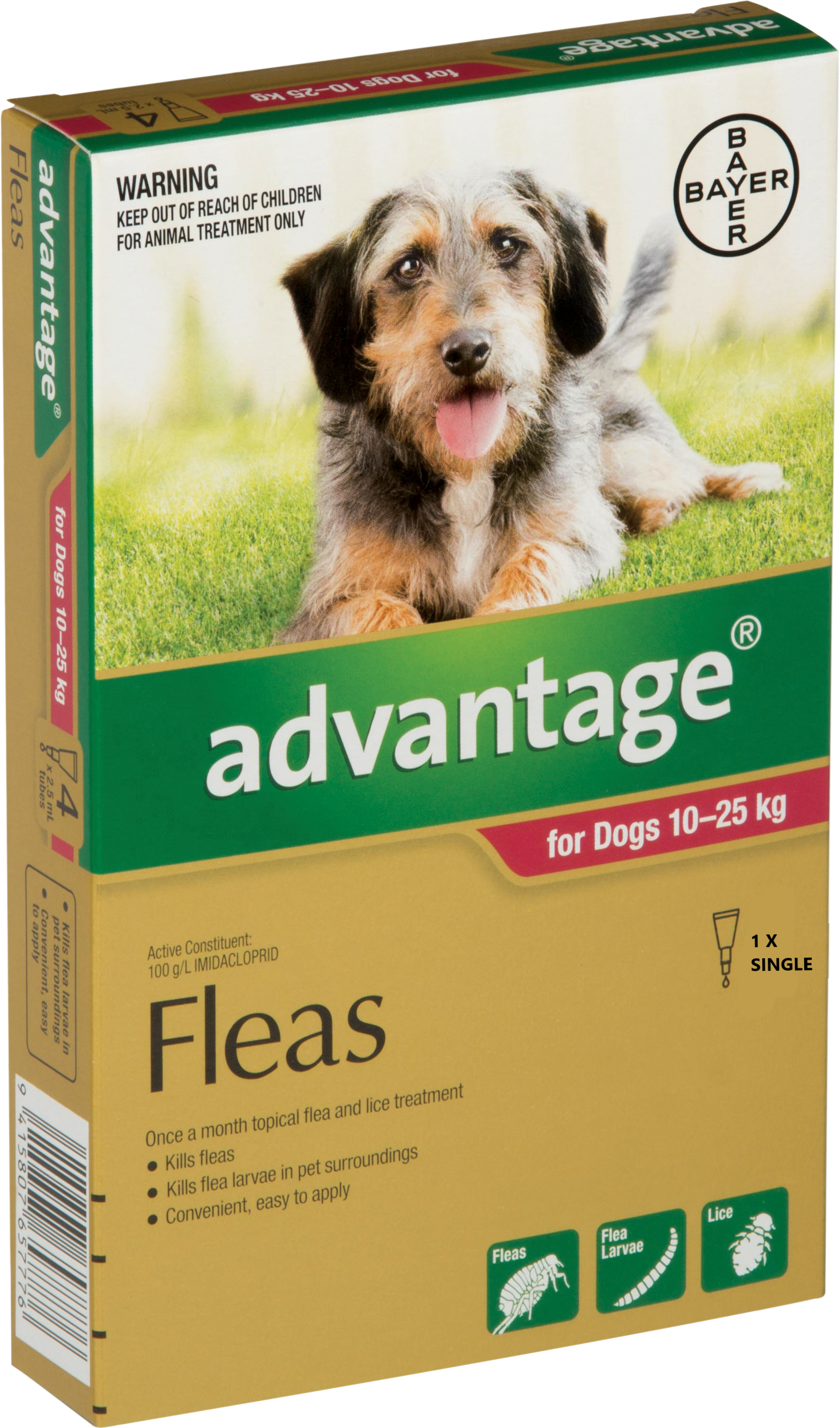 Advantage dog shop flea and wormer