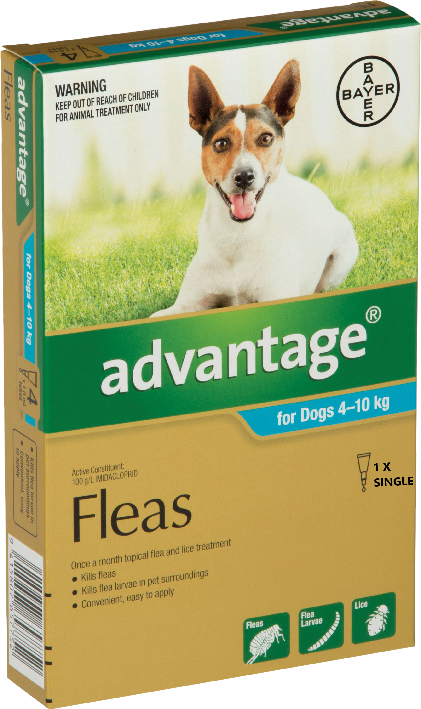 Dog 4 10kg Single Flea Treatment Dog Flea Worm Flea Treatments