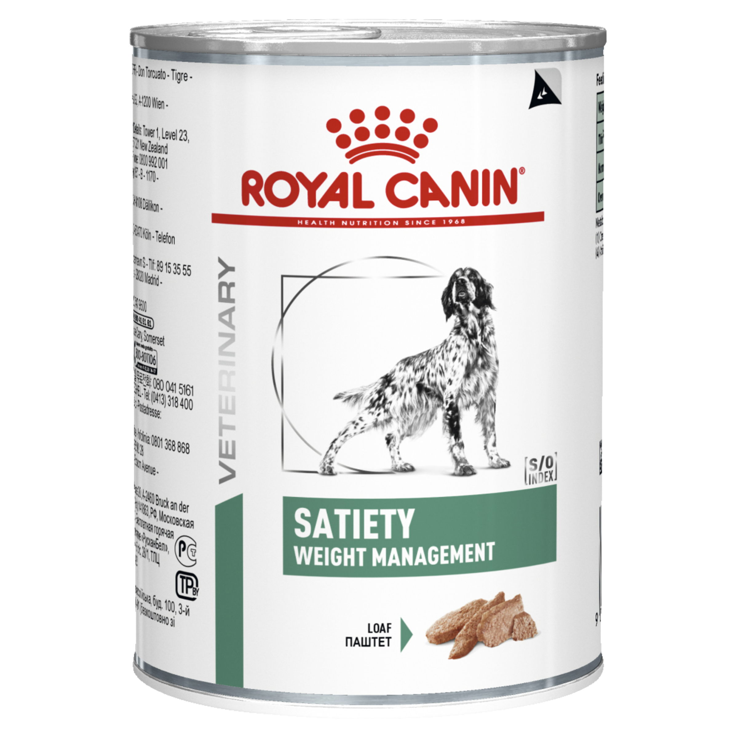 Royal canin hot sale satiety canine