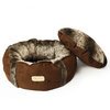 Plush Round Pet Bed