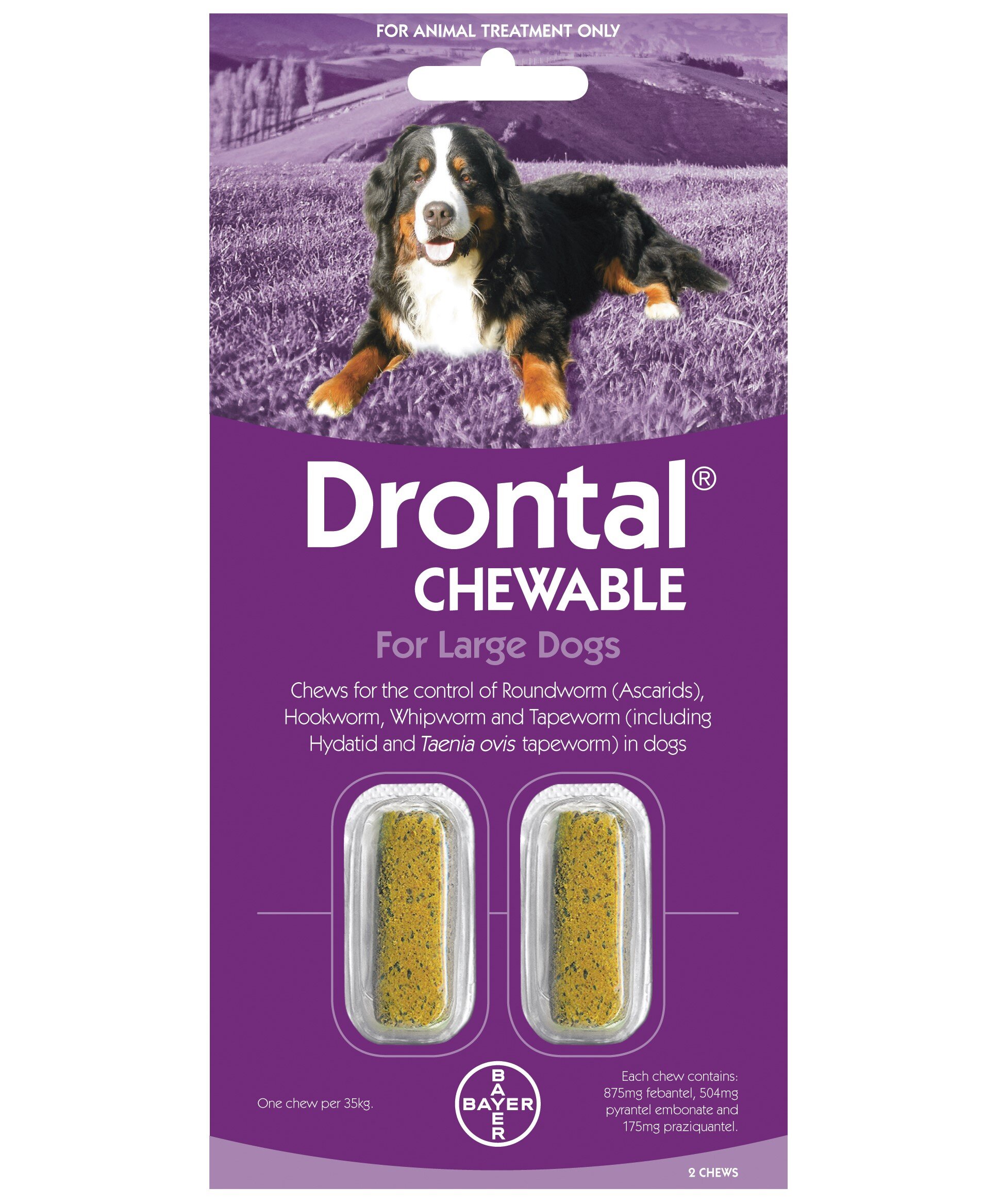 Drontal chewable outlet