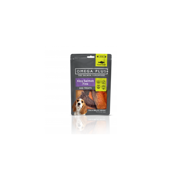 King Salmon Fins Dog Treats 100g