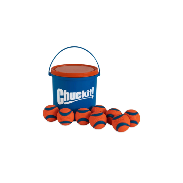 Chuckit! 8pk Medium Ultra Ball Bucket