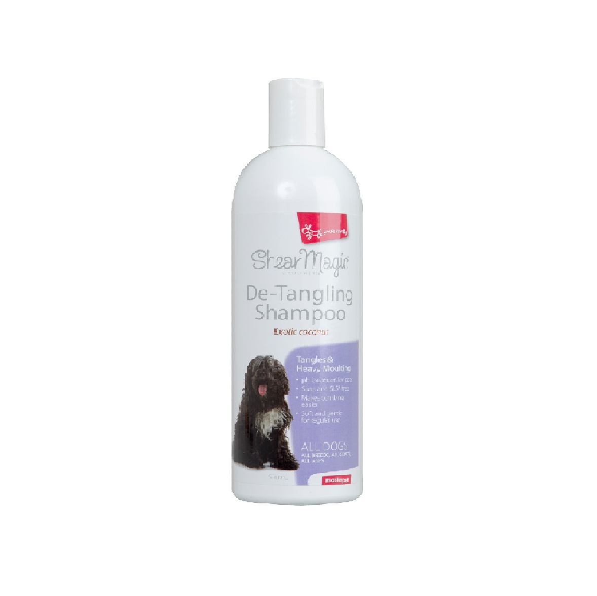 Detangling dog hot sale shampoo