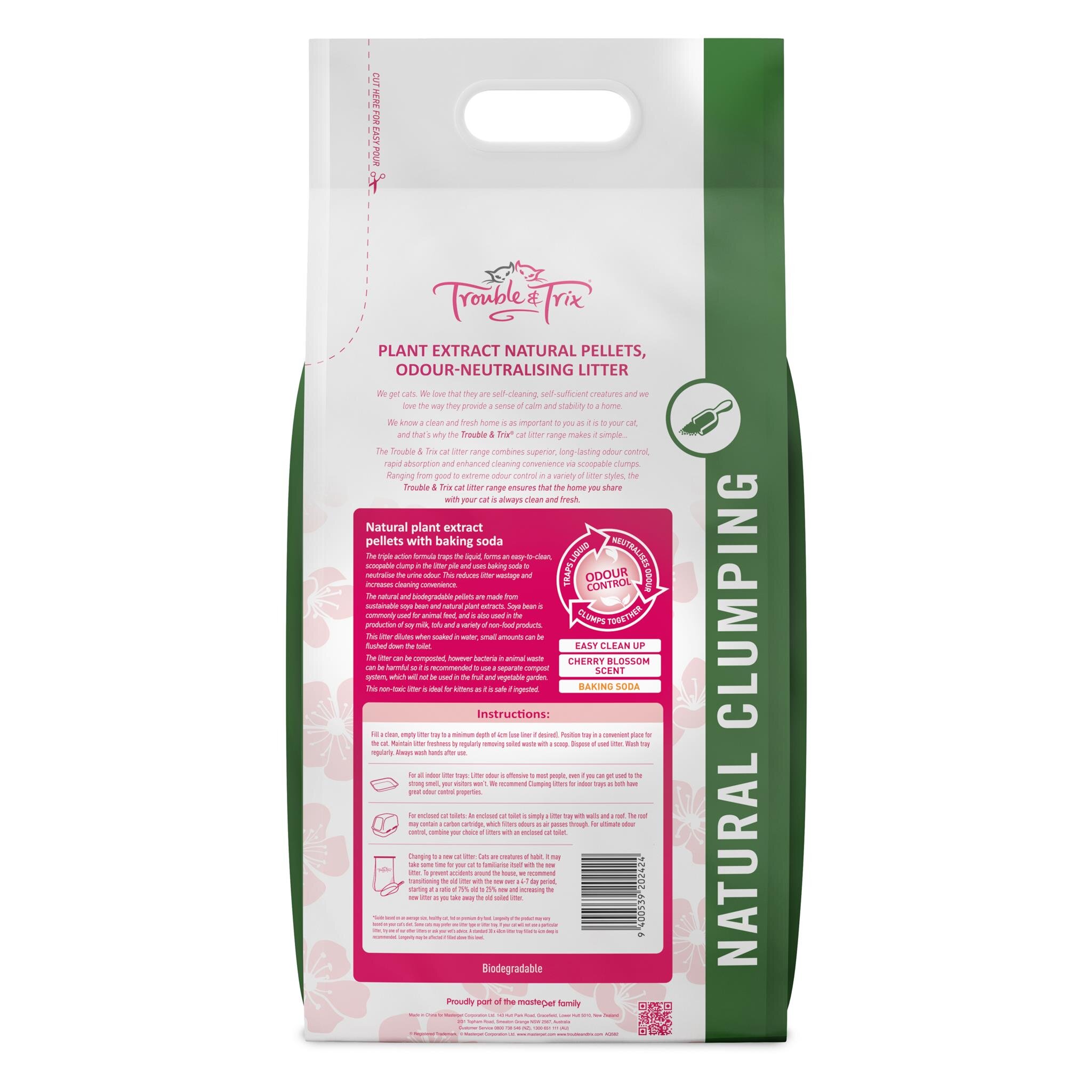 Trouble and clearance trix natural litter