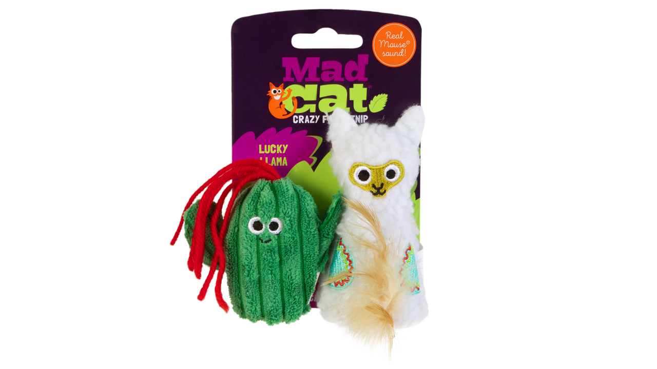 Mad Cat Lucky Llama 2pk Cat Toy Cat Toys Catnip Pet Shop Auckland Pet.kiwi Mad Cat