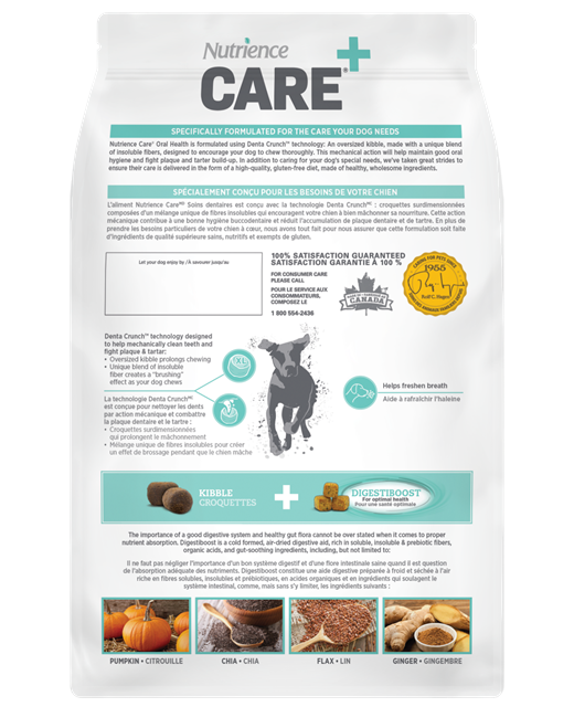 Nutrience CARE Dog Oral Health Dog Food Treats Dry Food Pet