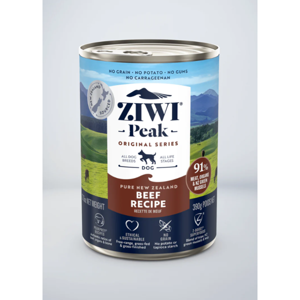 Canned Beef Dog Food 390g