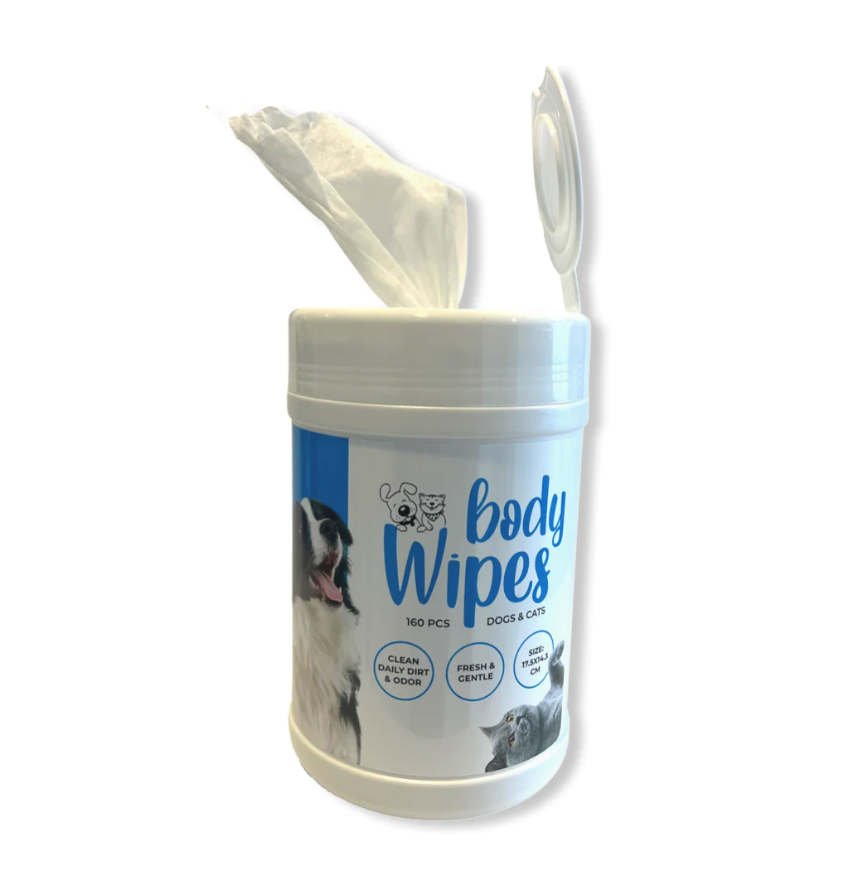 Body Wipes 160pcs Dog Grooming Pet Shop Auckland Pet.kiwi Tinytails LAST CHANCE