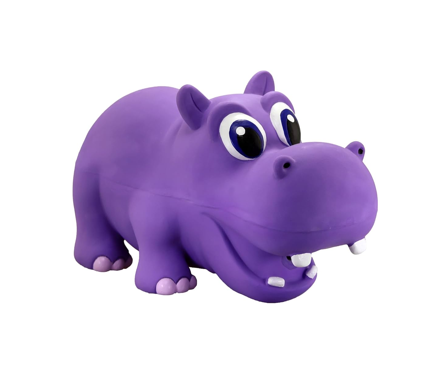 Pink hippo dog outlet toy