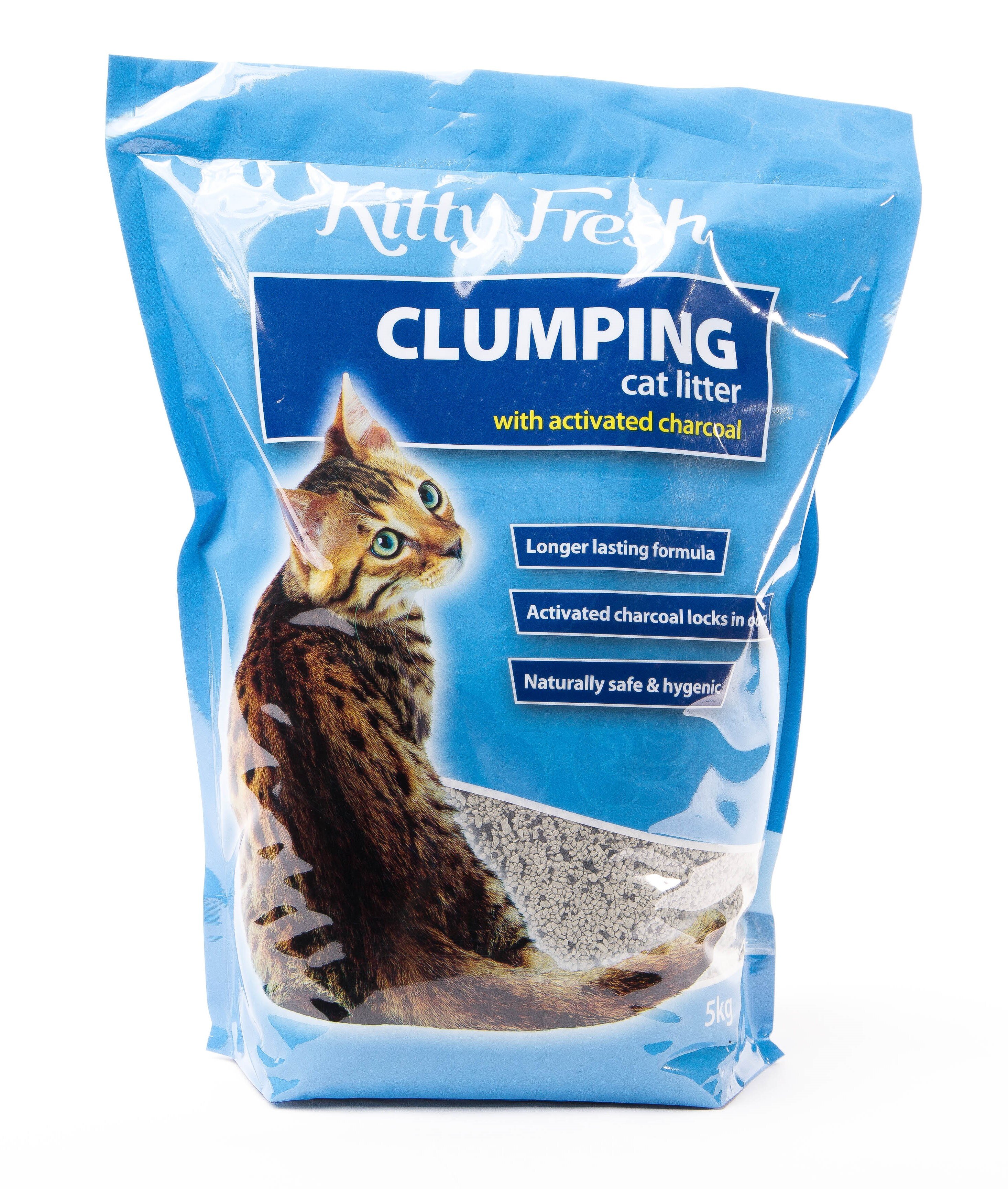 Kitty Fresh Activated Charcoal Clumping Cat Litter Cat Cleaning