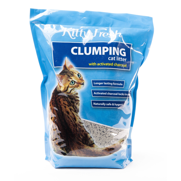 Kitty Fresh Activated Charcoal Clumping Cat Litter CatCleaning