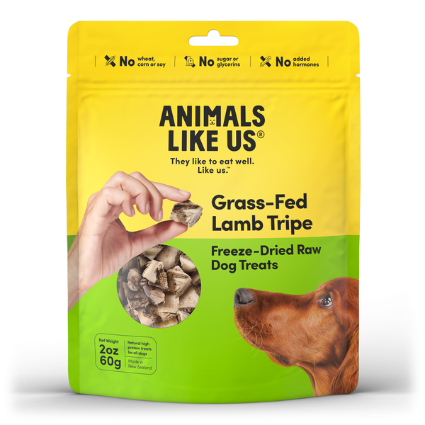 Animals Like Us Lamb Tripe Freeze Dried Dog Treats 