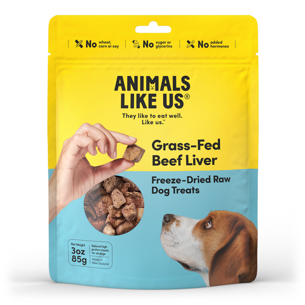 Animals Like Us Beef Liver Freeze-Dried Dog Treats 