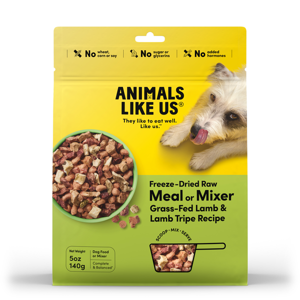 Animals Like Us Freeze-Dried Raw Meal/Mixer Lamb/Lamb Tripe  