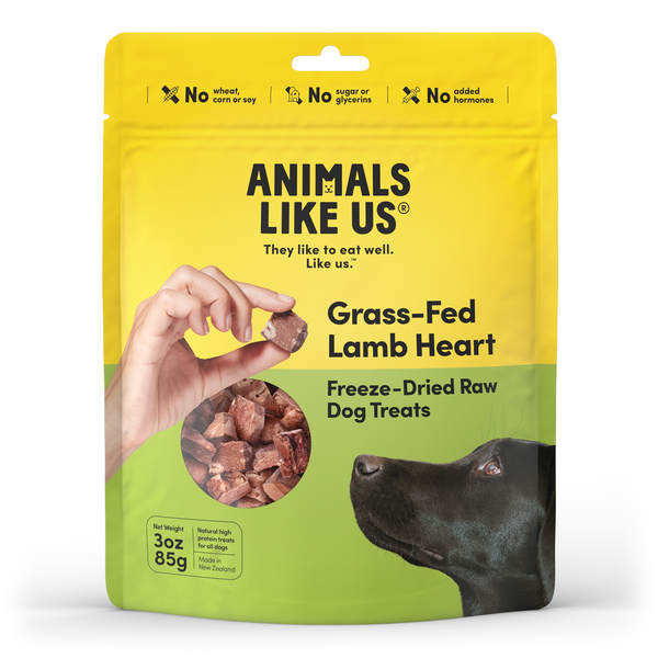 Animals Like Us Lamb Heart Freeze-Dried Dog Treats