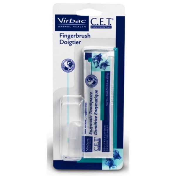 CET Finger Brush and Toothpaste Combo