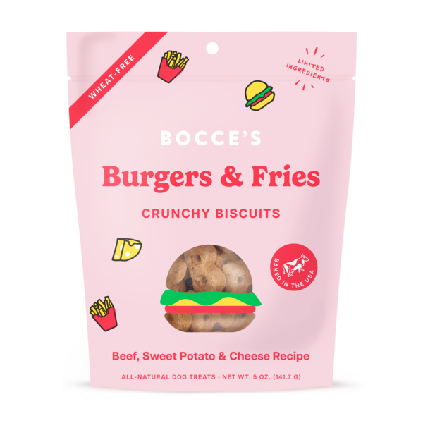 Burgers & Fries Biscuits Dog Treats