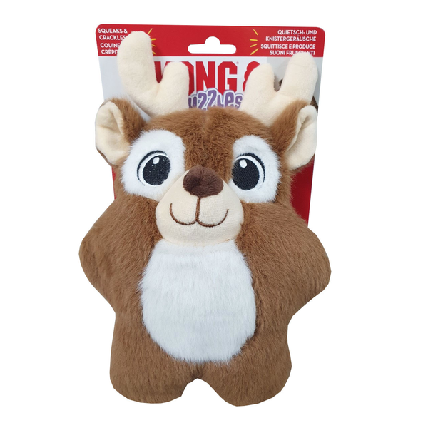 Holiday Snuzzles Reindeer Dog Toy