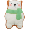 Xmas Bear Dog Toy 