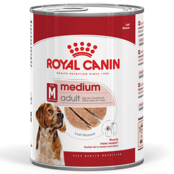 R/C Dog Medium Adult Loaf Can