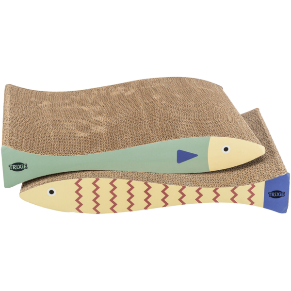 Fish Cardboard Scratcher 2pk