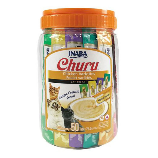 Inaba Cat Churu Chicken Variety Pack 50pk