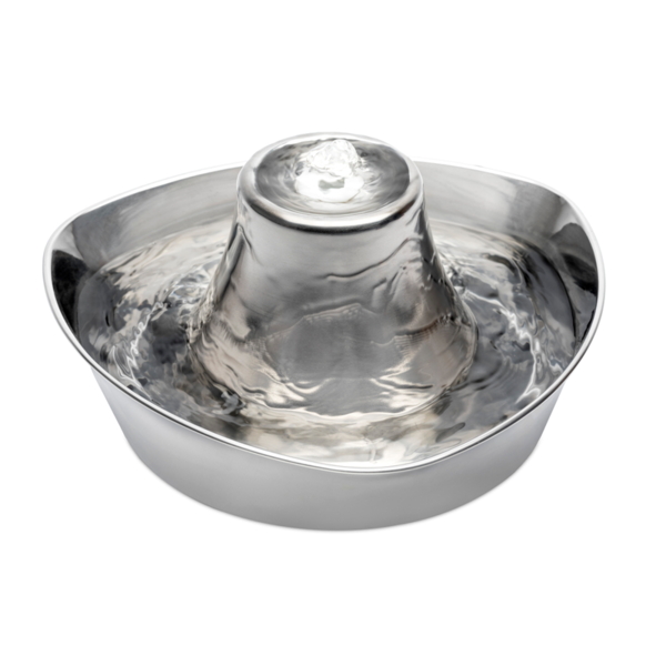 Seaside Stainless Steel Pet Fountain 1.8L