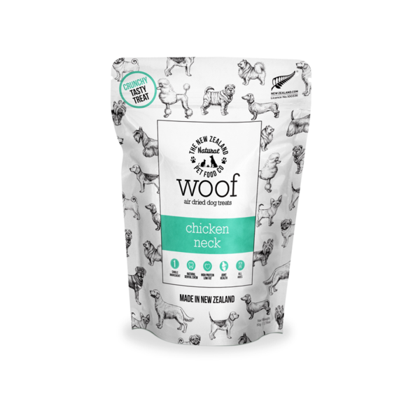 Woof Chicken Neck Treat 50g