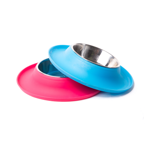 Single Food Bowl with Silicone Base