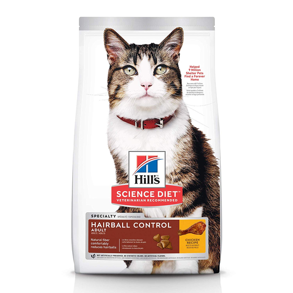 Science Diet Feline Adult Hairball Control 