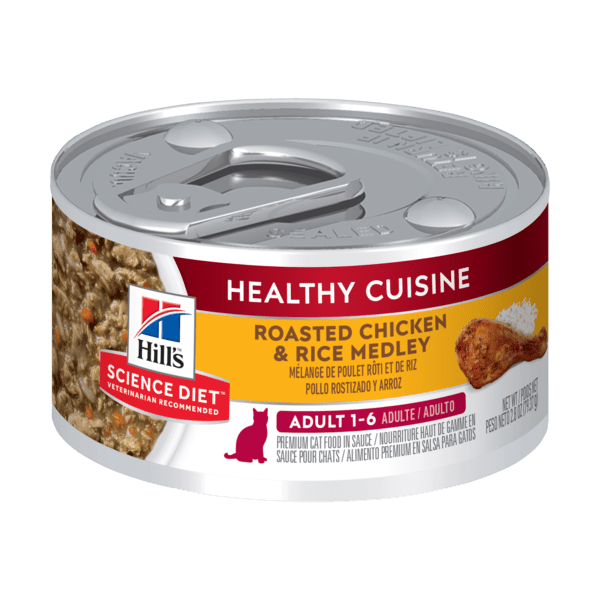 Science Diet Healthy Cuisine Adult Cat Chicken & Rice 79g