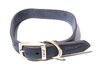 Nubuck Leather Collar with Kirsite Buckle