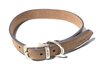 Nubuck Leather Collar with Kirsite Buckle