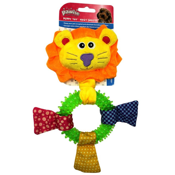 Pawise Ring Lion Puppy Teething Toy