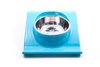 Slanted Kibble Catcher Single Bowl