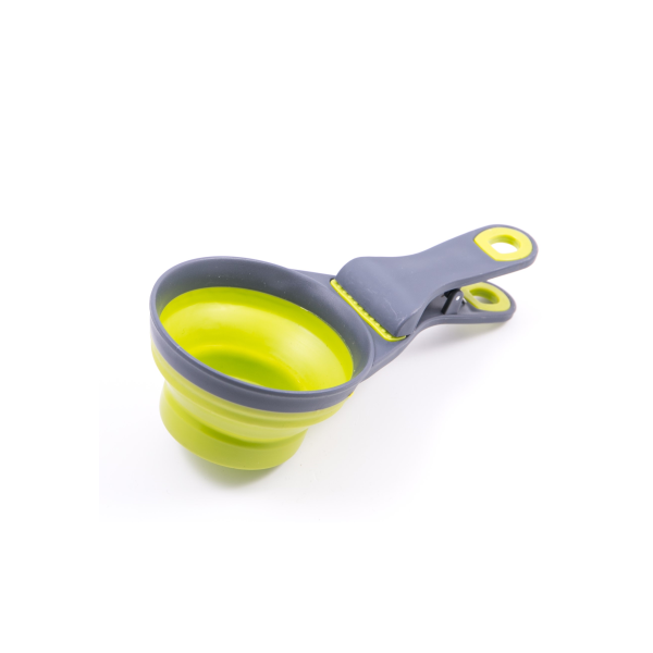 2 in 1 Collapsible Scoop with Bag Clip